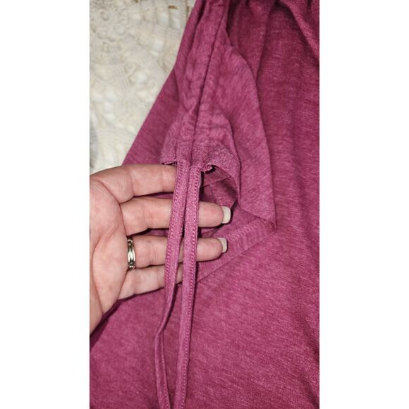 Bloomchic Top Women's 3X Burgandy/Pink casual everyday office work - Picture 5 of 6